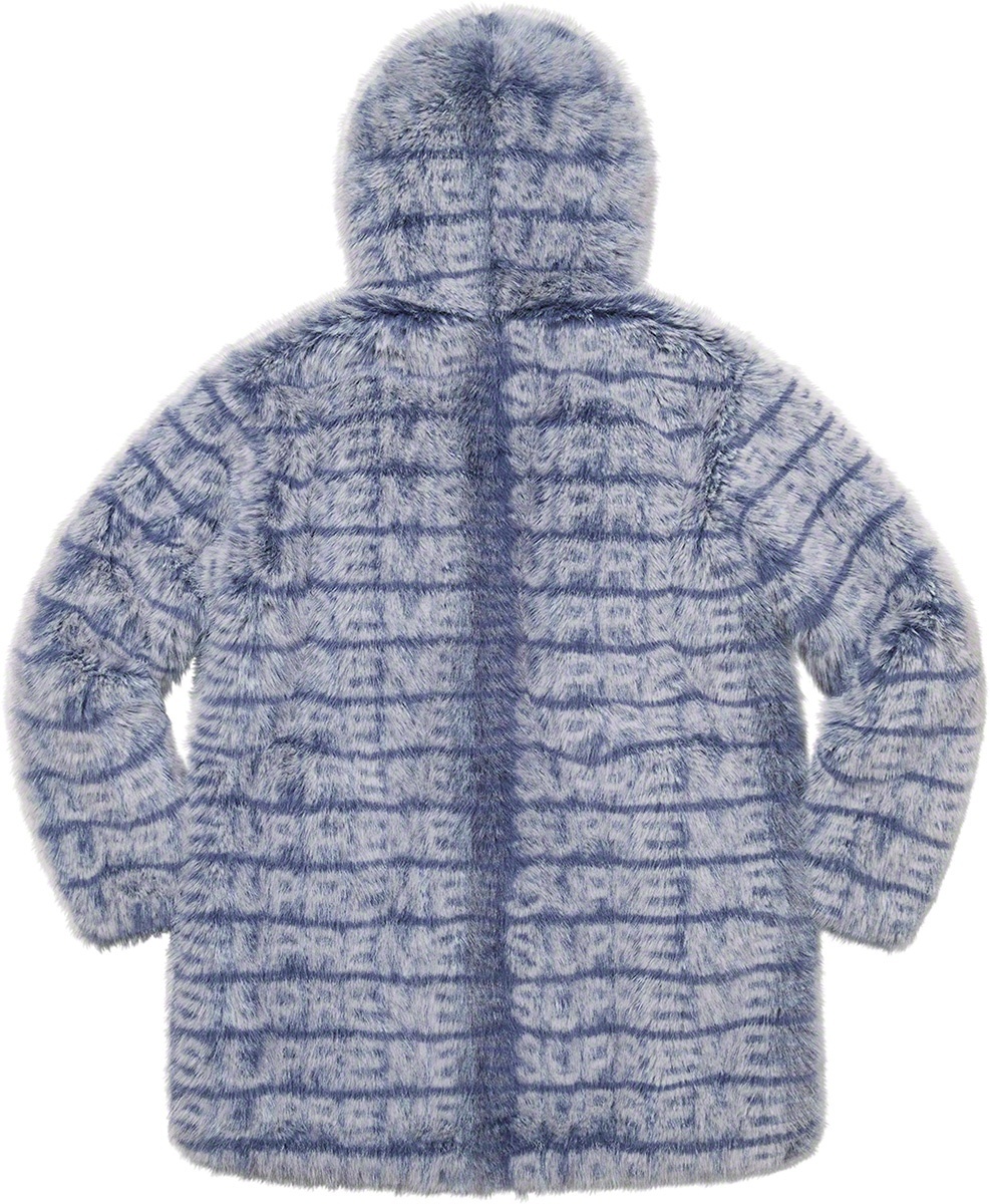 Faux Fur Hooded Coat view 7